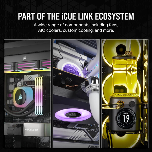 Corsair iCUE Link QX120 RGB 120mm PWM Cabinet Fan
